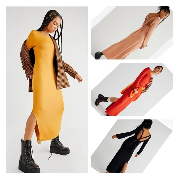 Free people beach Luna Midi Dress - Picture 2 of 6